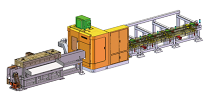 上料+锯切+料头料尾分选+双向成品出料+收集